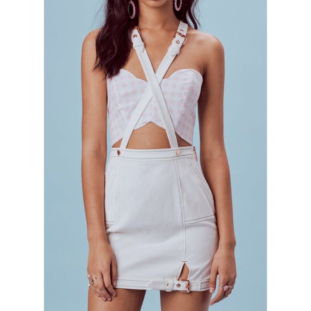 For Love And Lemons White Mini Skirt - Picture 5 of 5